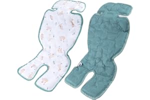 LAT LEE AND TOWN LAT Baby Pushchair Seat Liners, Cooling Pram Liner Baby Pushchair Cooling Pad, Baby Stroller Gel Cooling Pad for Pushchair Pram Stroller Buggy Car Seat (B)