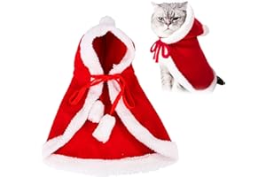 HBSFBH Weihnachten Hunde Bekleidung, Weihnachten Kapuzen Haustier Kleidung, Haustier Weihnachtsmann Kleidung, Weihnachten Niedlich Hundebekleidung Super Weich Kostüm, Geschenk für Hund