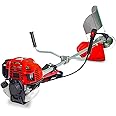 Petrol 52 CC Grass Cutter Machine 2 Stroke | Heavy Duty 2 Stroke 52cc Model | Comes with Heavy Duty 80 Teeth, 3 Teeth Blades and Tap & Go | Very Usefull for Paddy Cutting, etc