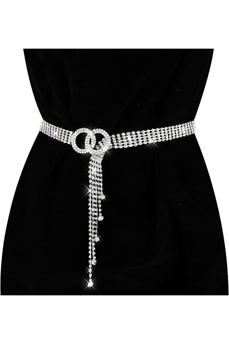 Cintura Argentata - Catena Regolabile Con Piccole Perle Dots (78-93 Cm) Con Placcatura In Oro 18K I Catena Corporea Impermeabile Per Donne I Catena Corporea Ipoallergenica - 11