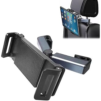 Supporto Tablet Per Auto - Porta Tablet Da Poggiatesta Regolabile 360° - Per Viaggi Lunghi - Foto 5