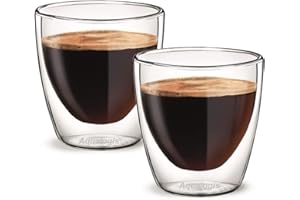 AQUALOGIS ULTRA PURE WATER Aqualogis Szklanki Filiżanki Termiczne do kawy Espresso Ristretto 80ml, 2 szt
