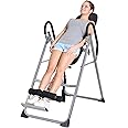 Kemket® Gravity Heavy Duty Inversion Table with Adjustable Headrest & Protective Belt Back Stretcher Machine for Pain Relief Therapy