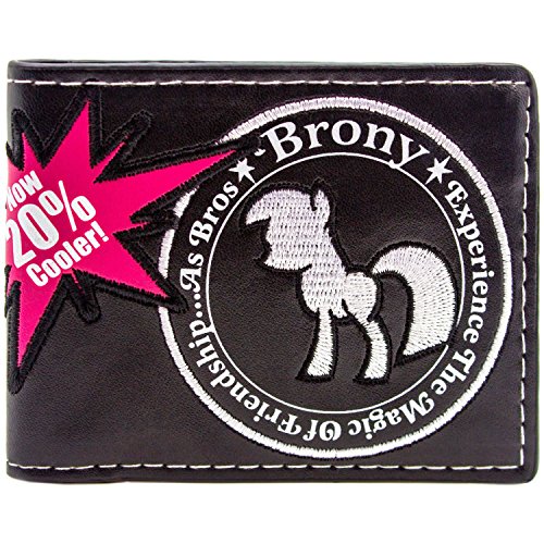 Preisvergleich Produktbild Hasbro My Little Pony Brony Friendship Schwarz Portemonnaie Geldbörse