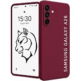 URUCHI Samsung A26 ile Uyumlu Kılıf, İ&ccedil;i Kadife Kaplamalı İnce Sıvı Silikon Kapalı Kamera Tam Koruma Yumuşak Silikon Kapak, B