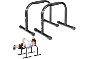 Parex Parallettes aus Stahl, gelenkschonende & rutschfeste Liegestützgriffe, Calisthenics Equipment für Indoor & Outdoor, Push-Up Bars, ideal für Handstand & Liegestütze