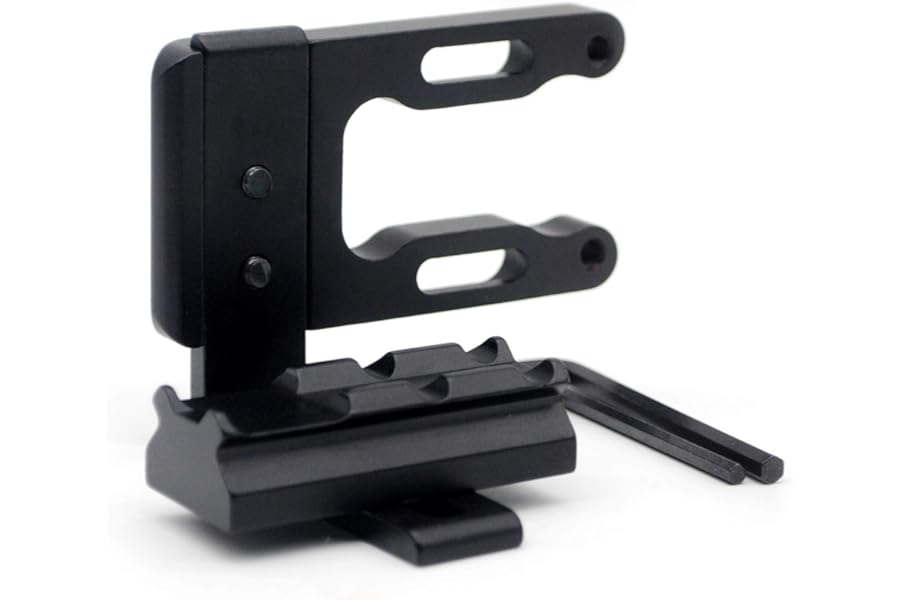 TRIROCK Archery Bow Sight Bracket Dot Sight Scope Mount set with 20mm rail fits Hunting Compound and Recurve Bows