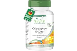 Fairvital | Jalea real 1500mg - 90 cápsulas - ALTA DOSIS - estandarizada al 4% de 10-HDA