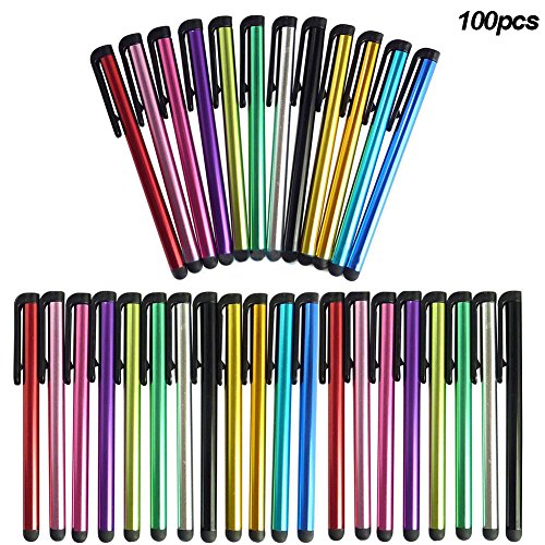 Hrph 100 Stück Universal Stylus Stift für Touch Screen für Samsung Tablet PC Tab iPad iPhone - 2
