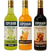 ESPERADO - ŞEKERSİZ Cool Lime-mango&amp;portakal-şeftali Ice Tea Base - Efsane Yaz Serisi 750 ml X 3 Adet