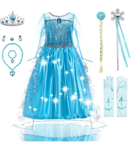 Disguise Elsa-Kostüm Für Kinder, Größe XS (3–4 Jahre) – Anpassbar, Offizielles Frozen-Kostüm