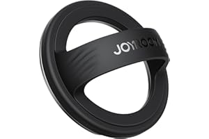 2025 JOYROOM Magsafe pierścień na telefon komórkowy, magnetyczny uchwyt Magsafe, miękki silikonowy uchwyt, obrotowy 360° pierścień do telefonu iPhone 17/16/15/14/13/12, czarny