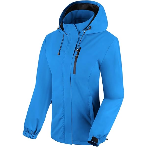 Damen Regenjacke Mit Teddyfutter - Wasserdichter Wintermantel Mit Kapuze