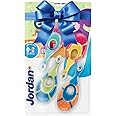 Jordan ® | Step 1 Baby Toothbrush | Baby Toothbrush 0-2 Years | The Original Toddler Toothbrush with Extra Soft Bristles & Soft Biting Ring for Babies Gums and Easy Grip | Pack 4 Units