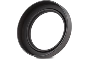 Haoge Pare-soleil en métal pour Nikon Z 40 mm f2, NIKKOR Z 28 mm f2.8, objectif Z28 mm f2.8 (SE), compatible avec filtres UV 52 mm et capuchon d'objectif 52 mm