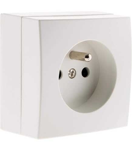 4Box Side Unika XL Steckdose – 4-fach, Kompatibel Mit Vimar Plana, Weiß, 250V