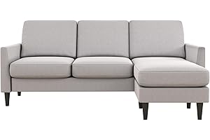 Mr. Kate Winston Wendesofa aus hellgrauem Leinen