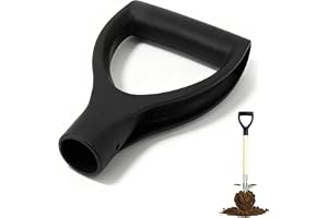 D-spadehandtag inre diameter på 3,2 cm/1,26" ersättningsspadehandtag i plast för grävning och ripning