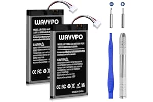 Wavypo 2 Pack PS5 Controller Battery, 5000mAh Replacement LIP1708 Battery for PS5 PlayStation 5 DualSense CFI-ZCT1W Controller (Not fit for DualSense Edge)