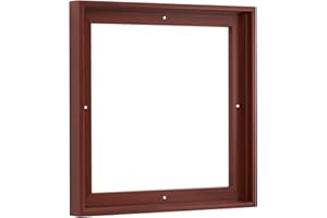 Pixy Canvas Floater Frame 10x10 for 3/4 (0.75) inch Deep Canvas Paintings/Canvas Prints/Wood Canvas Panels/Wall Art/Wall Decor/Home Decor/Artwork (Red Cherry, 10 x 10 inch, Square)