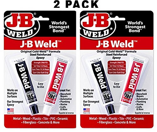 J-B Weld 8265s Original Acier renforcé époxy Lot de 2-56,7 gram (lot de 2)