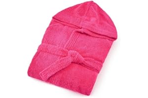 Bassetti Accappatoio per Bambini Junior Pop Color Colore Ciclamino (10/12 Anni)