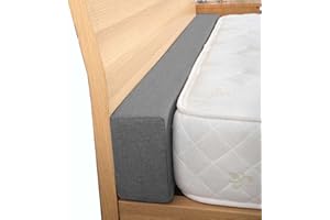 MONBAER Bettlückenfüller Individuelle Größe Bettbrücke Matratzenverlängerung Verbindungsstück Füller, Schließe Lücke zwischen Kopfteil und Matratze, Dicker Schaumstoff-Lückenfüller Pad Sofa Armlehne Kissen