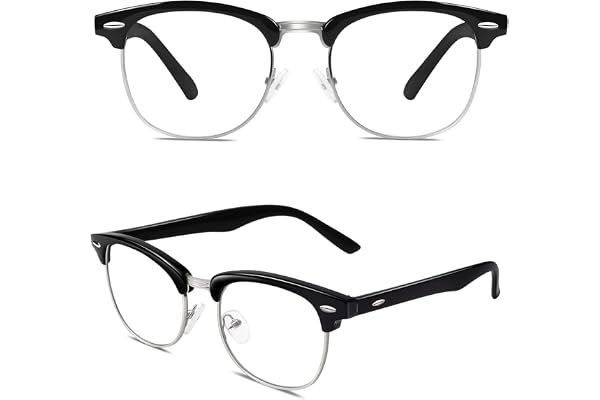 CGID Fausses Lunettes de Vue Femme Homme Lunettes Sans Correction Lunettes à Verres Transparente CN56