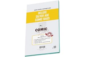 Comic Concept Deluxe Silver Age Bags (185 x 270 mm) mit Lasche