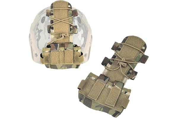 ATAIRSOFT Casque Tactique Batterie Pochette Balance Poids Pochette Contrepoids Pochette Accessoires de Chasse Airsoft Multicam