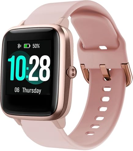 Metall-Armband Für Veryfitpro ID205L & ähnliche Fitnessuhren – 19 Mm, Roségold, Magnetischer Verschluss, Verstellbar