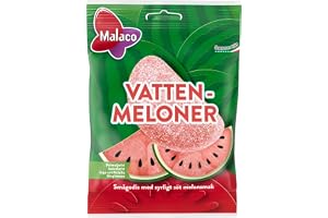 22 x 70 g vattenmelon frukt tugga godispåse Malaco