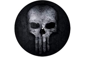 GENERIC Slipmat Slip Mat Scratch Pad Felt for any 12" LP DJ Vinyl Turntable Record Player Custom Graphical - skull