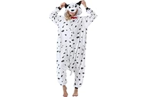 ULEEMARK Animaux de Pyjama Cosplay Halloween Onesies Deguisement Carnaval Costumes Grenouillères Combinaisons de Nuit