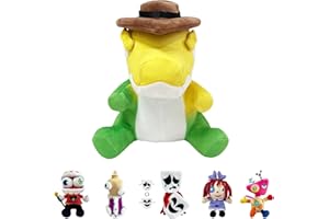 POPOYU The Amazing Digital Circus Plüsch,Digitaler Circus Plüsch,Digitaler Zirkus Kuscheltiere,Pomni Digital Circus,Digital Circus Figuren Spielzeug für TV-Fans Kinder Weihnachts Geburtstagsgeschenke