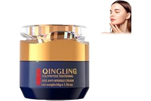 PUKMQU Qingling Creme gegen Falten, Qingling Straffungs- und Anti-Falten-Creme mit Polypeptiden, Qingling Gesichtscreme, Qingling Faltenentfernungscreme, Qingling Creme zur Faltenentfernung (1Stück)