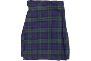 The Scotland Kilt Company Scottish Tartan Kids Party Wedding Kilt in Black Watch - Adjustable Strap, Comfortable Fit, Lightweight Pleated Kilt