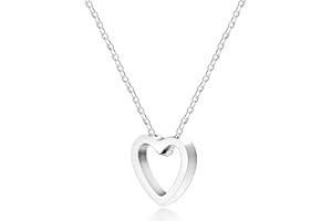 Oneress Classic Heart Shaped Gold Plated Pendant Necklaces Stainless Steel Adjustable Link Chain Dainty Jewelry Party Gifts for Women Teen Girls