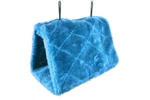 SUNAOMNI Inverno Caldo Nido Di Uccelli Casa, Soffici Pappagalli Letto Per Uccelli Per Gabbia Pappagallo Amaca Uccelli Letto Appeso Morbido Peluche Nido Giocattoli Per Gabbia Pappagalli Eclectus Parrocchetto