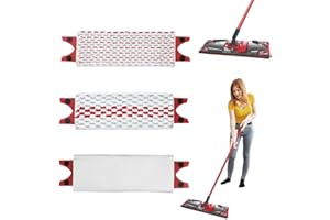 SUEVUT 3 Pièces pour Vileda Balai Serpillière Recharge Kit, pour Vileda Ultramax Mop/UltraMax Plus/Easy Wring UltraMax Microfibre Absorbante, pour Taches de Nettoyage pour Lavage Sol