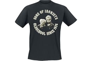 Muppets 'The Sons of Ironists' męski t-shirt czarny, regularny