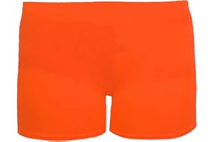 Crazy Chick® Girls Neon Stretch Hot Pants Shorts Dance Gym Tutu Shorts Age: 5-12 yrs