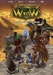 jaquette livre Les chroniques de Waow, Tome 1 : Des noobz comme s'il en pleuvait