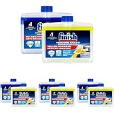 Finish Bulaşık Makinesi Temizleyicisi Limonlu & Normal (2 x 250 ml) (4 paketi)