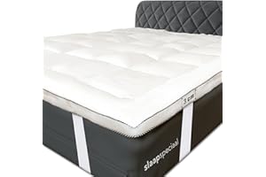 ‎SLAAPSPECIAAL Slaapspeciaal Matratzen-Topper 140x200cm - Ultraweicher 3cm [Luxe Komfort], Atmungsaktives [Airflow Edge] Design - Hypoallergener Bett Topper waschbar