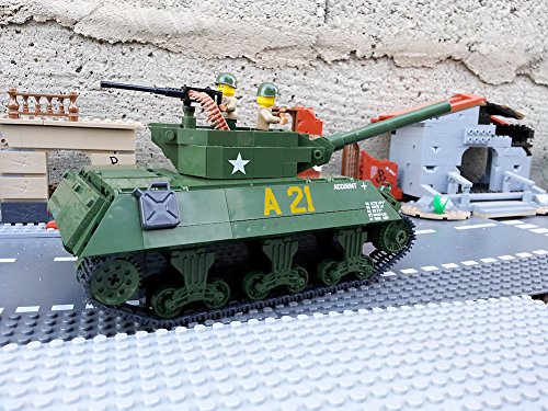 Modbrix 2475 – ★ US ARMY Jagdpanzer M-10 Wolverine Panzer inkl. custom US Army Soldaten aus original Lego© Teilen ★ - 4