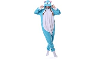 VENASTER Cosplay Adulte Pyjamas Unisexe Onesies Deguisement Animaux Grenouillères Romper Pajamas Vêtements de Nuit Carnaval Costumes Siamois