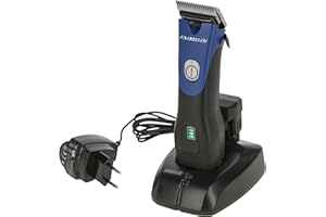 KERBL Aesculap Favorita Cli - Tosatrice a 2 batterie, colore Blu