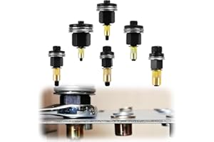 ESTVIIG 6 Stück Handnietwerkzeug Set M3-M4-M5-M6-M8-M10, Hand-Nietmuttern-Werkzeug, Nietmutter Pistole Werkzeug, Nietwerkzeug, Manuelle Nietmaschine Zubehör, Entworfen für Enge Räume