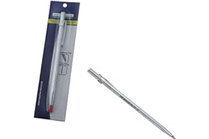 MACHINE DRO Carbide Scriber, Hardened Tip, 150mm Length, Includes Pocket Clip and Safety Cap, Scribe glass, metal, laminates, plastics, ceramics and more, engineers scriber, machinist scriber